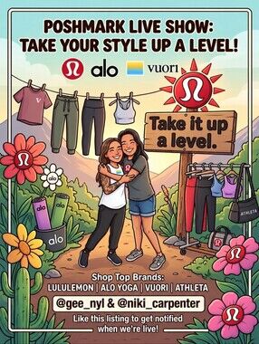 LIVE SHOW LISTING! Lululemon Alo Vuori Athleta Free People & Other Activewear!